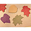 Cork Leaf Coasters