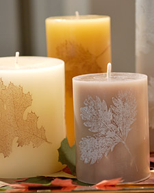 Leaf Candles