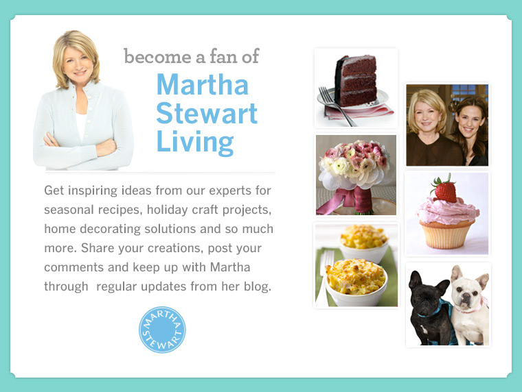 Become a Fan of Martha Stewart