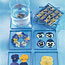 Pressed-Pansy Coasters