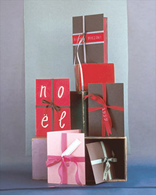 Gift-Wrapped Cards: Martha Stewart