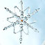 Beaded Snowflakes