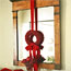 Cranberry Bead Wreath