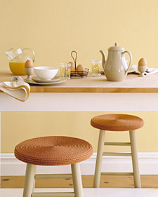 Rope-Seat Stools
