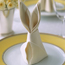 Bunny Fold for Napkins