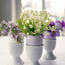 Flower Arrangements in Eggshells