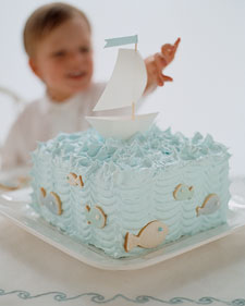 Sailboat Birthday Cake