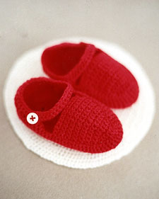 Crocheted Baby Booties