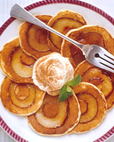Silver Dollar Pear Pancakes
