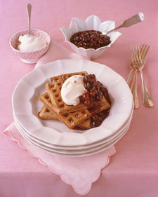 Buckwheat-Sour Cream Waffles