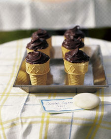 Chocolate Cupcake Cones