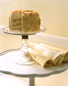 Almond Crunch Ice Cream Cake