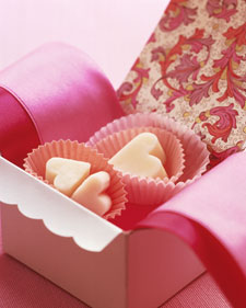 Creamy Fudge Hearts