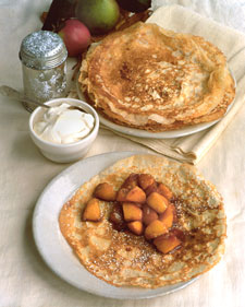 Caramelized Apple Crepes