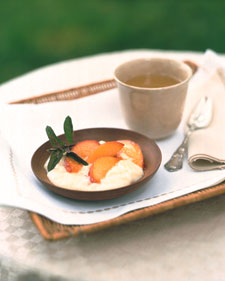Old-Fashioned Tapioca with Sauteed Nectarines