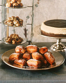 Image of Cinnamon Honey Doughnuts With Raspberry Jam, Martha Stewart