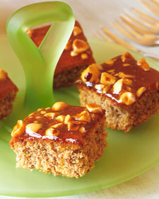Glazed Hazelnut Squares