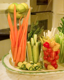 Image of Crudites With Buttermilk Peppercorn Dip, Martha Stewart