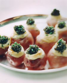 Twice-Cooked Potatoes with Caviar