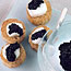 Toasted Brioche Rounds with Creme Fraiche and Caviar
