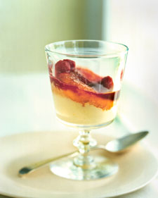 Caramelized Peach Melba