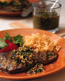 Steak with Chimichurri Sauce