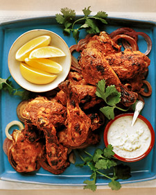 Tandoori Chicken Legs with Raita