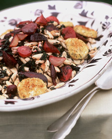 Cavatelli with Beets and Swiss Chard