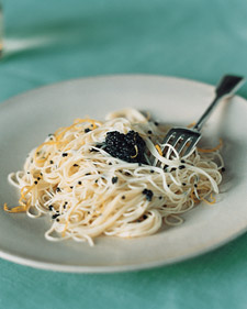 Ina's Lemon Capellini with Caviar