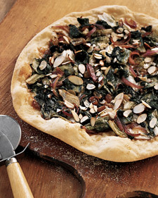 Image of Escarole Pizza, Martha Stewart