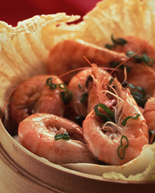 Asian Steamed Shrimp