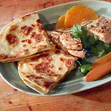 Image of Seared Chicken With Squash Quesadilla, Martha Stewart