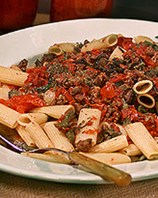 Rigatoni with Sausage and Broccoli Rabe