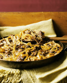 Baked Mushroom Linguine