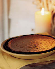 Sweet Potato Pie with Gingersnap Crust