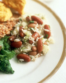Red Bean and Rice Salad with Spicy Vinaigrette