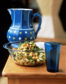 Chickpea and Cucumber Salad with Fresh Mint