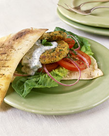 Image of Crispy Pan Seared Falafel, Martha Stewart