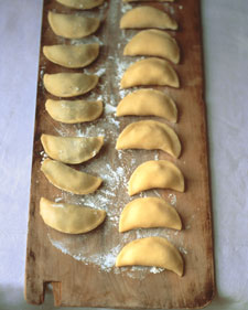 Potato and Goat Cheese Pierogi
