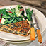 Spinach, Pancetta, and Roasted Garlic Tart
